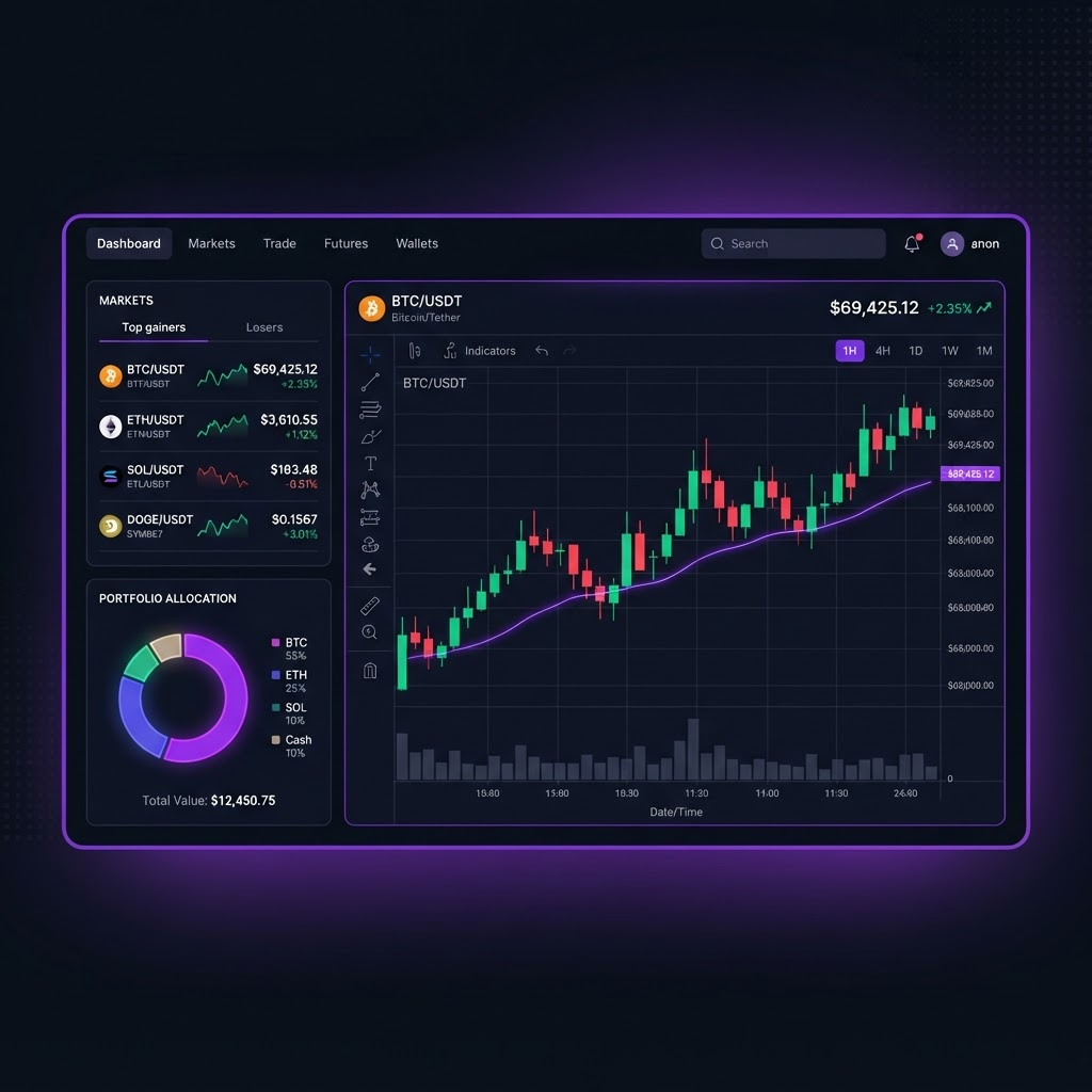 Screenshot of BitRocket